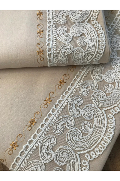 Modares Store Jotem Picolu Double Pillow Case Cappucino 50 X 70