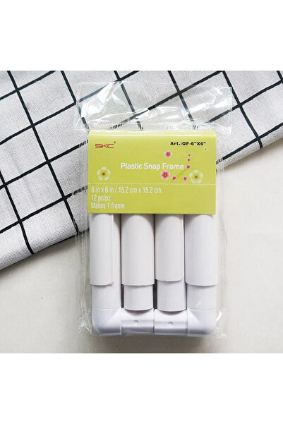 Skc Klipsli Boru Nakış Kasnağı 15.2*15.2 cm