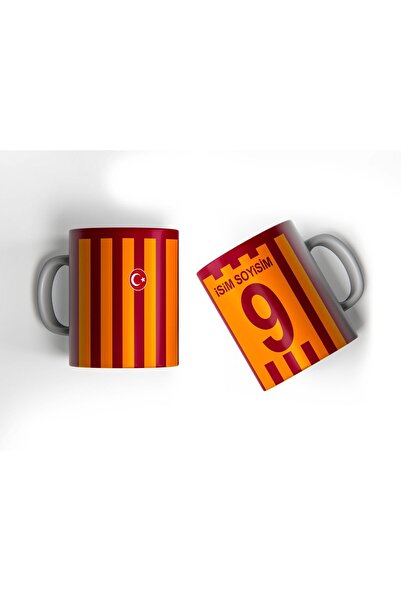 offside Sarı Kırmızı Çubuklu Cumhuriyet 100. Yıl Özel Forma Tasarımlı Kişiye ...