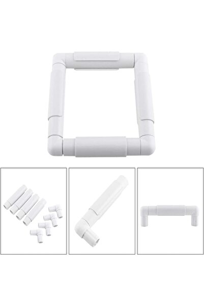 Skc Klipsli Boru Nakış Kasnağı 20.3*20.3 cm