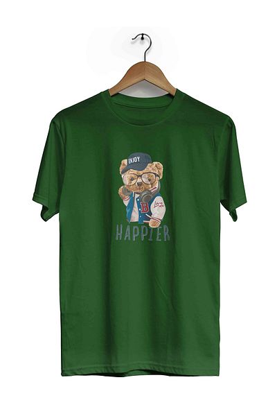 herotasarım Happier κοντομάνικο μπλουζάκι - Bll4720