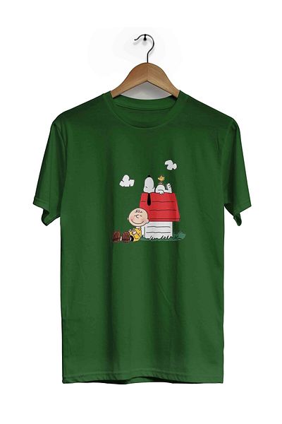 herotasarım Μπλουζάκι με κοντομάνικο σχέδιο Snoopy - bll4922