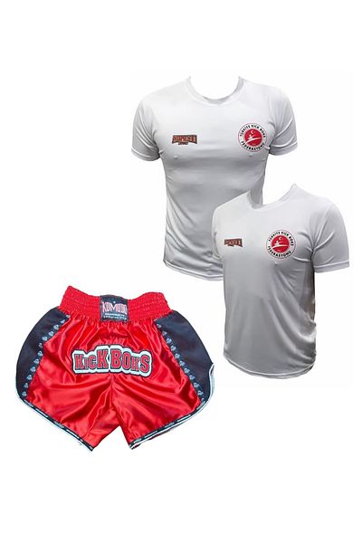KOMODO SPORT KICK BOXING SHORTS AND KICK BOXING SHORTS TEE ST 101