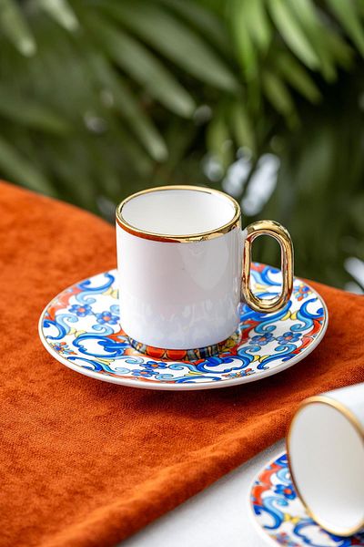 ACAR Las Heras 6-Person Coffee Cup Set - 90 ml