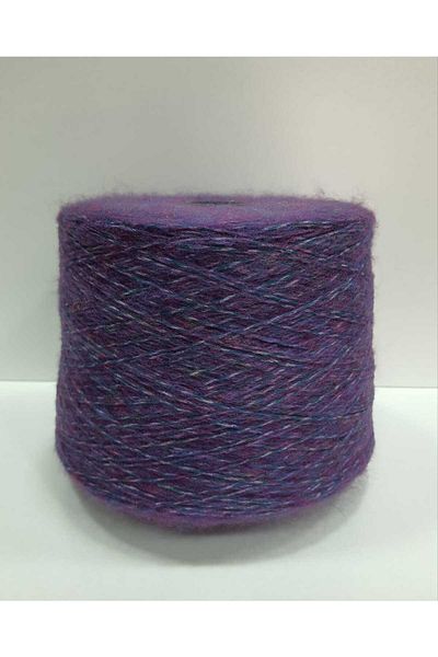 İPLİKOUTLET Purple Glitter Mohair Lase Thread 200 Grams