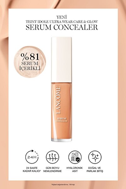 Lancome Teint Idole Ultra Wear Care & Glow Parlaklık veren Serum Kapatıcı 400w Concealer 3614273988575