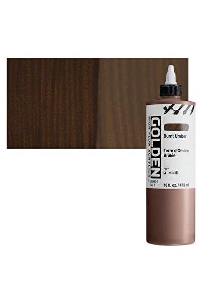 Golden High Flow Sıvı Akrilik Boya 473 Ml Seri 1 Burnt Umber