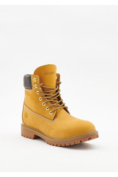 Wolverine Stanford Men's Yellow Nubuck Boots