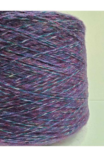 İPLİKOUTLET Purple Glitter Mohair Lase Thread 200 Grams