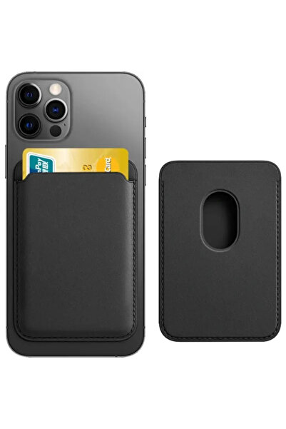 redmud teknoloji Manyetik Deri Cüzdan  iPhone 12/13/14/15  Serisi İle Uyumlu ...