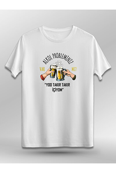 Trakya Bazaar Alkol Probleminiz Var Mı? Yoo Takır Takır İçiyom (Baskılı Ünise...