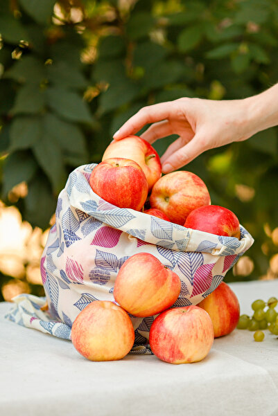 MUMO Large Size Waxed Pouch (1 PC) - Reusable Waxed Food Storage Pouch