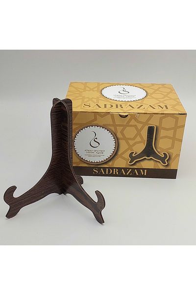 Sadrazam 15 Cm Large Size 36 Pieces Wooden MDF Frame Plate Legs - Stand Knight