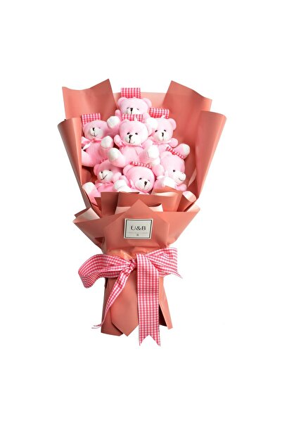 Genel Markalar Teddy Bear Flowers Pembe Ayıcık Çiçek Buketi