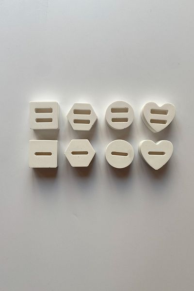 sin istanbul 8-Piece Ring Stand White