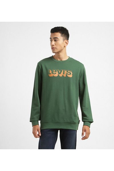 Levi's LE SWEATSHIRT HOODIE Men's Green Sweatshirt