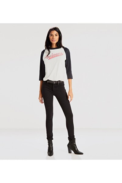 Levi's LE 721 HIGH RISE SKINNY Women's / Girls' Black Jeans
