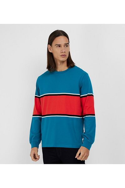 Levi's LE LS TEE Men's Blue T-Shirt