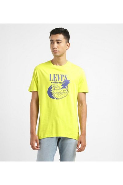 Levi's LE SS TEE Men's Yellow T-Shirt