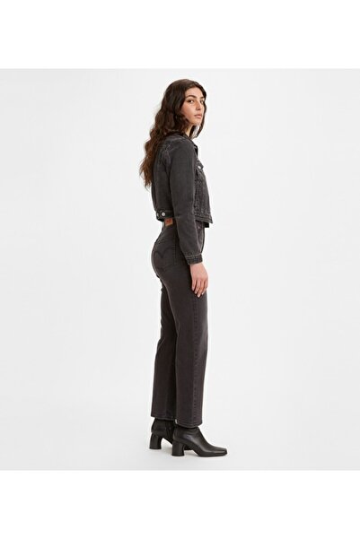 Levi's LE LOW SUPER BOOT Women's / Girls' Black Jeans