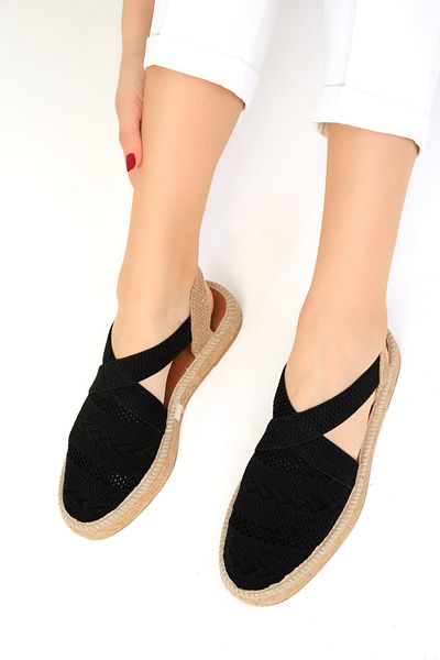 SOHO Schwarze Damensandalen 19082