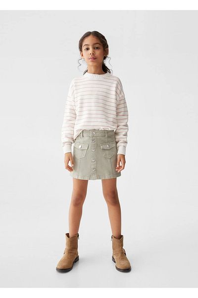 MANGO Kids Pink Sweater for Kids