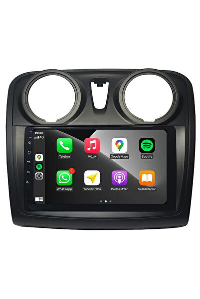 Genel Markalar Dacia Lodgy Android Carplay Multimedya 2013-2021 Uyumlu 2GB RAM + 32GB Hafıza + 4 Çekirdek