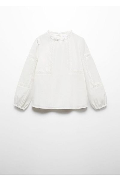 MANGO Kids Vyšívaná halenka