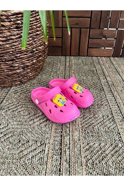 Behtah Kundura Girl Boy Child 2 Pieces Jibbitz Ornate Gift Closed Front Garden Pool Daily Sandals Slippers