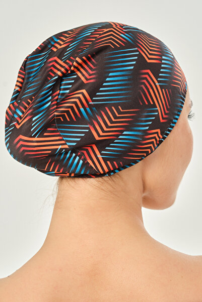 myfirstsea Likralı Bez Bone Yüzücü Deniz Havuz Bonesi Desenli Bez Bone