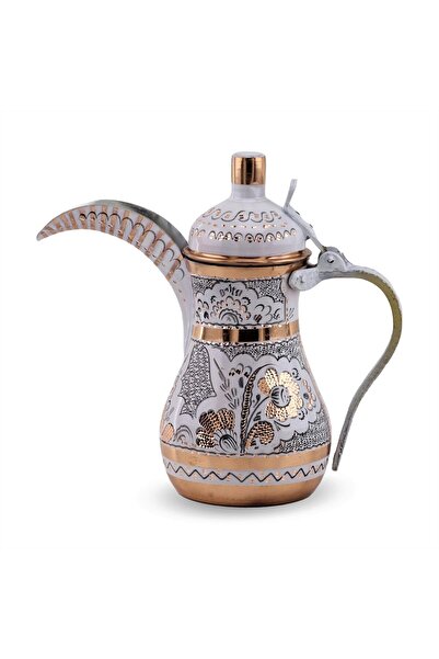 Sonay Bakırcılık وعاء قهوة ميرا نحاسي سميك 1.2 ملم 900 مل