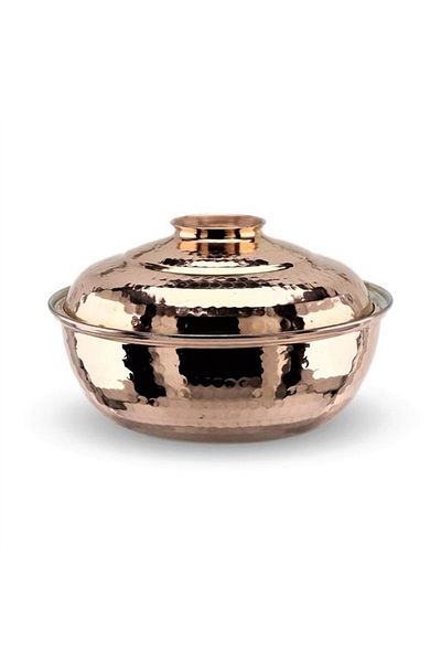 Sonay Bakırcılık Forged Copper Halvane Soup Pot 32 X 11.5 Cm