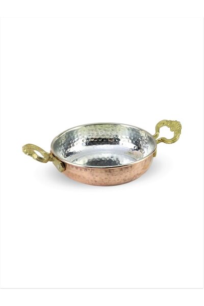 Sonay Bakırcılık بيضة نحاسية ومقلاة مفردة 15 سم