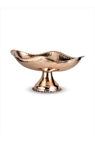 Sonay Bakırcılık New Forged Copper Gondola Sugar Bowl 30 Cm