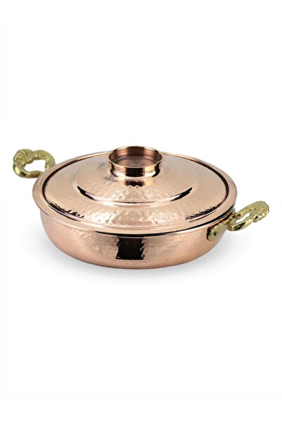 Sonay Bakırcılık Copper Egg and Hug Pan with Lid 19 Cm