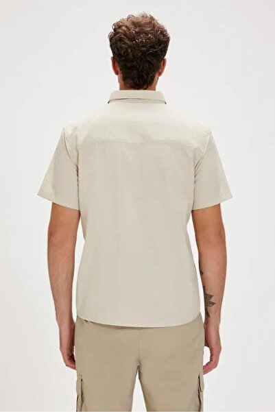 Bad Bear Fernando Shirt Parchment Men's Basic Shirt 24.01.30.004-c139