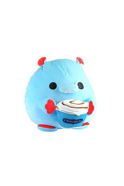GIOCHI PREZIOSI Aburcubur Plush Hippo and Cinnabon Snackles - 35 cm 77511