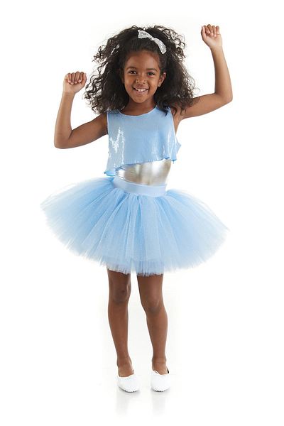 Tameris Kostüm Blue Hip Hop Clothes - Girl's Dance Costume, April 23