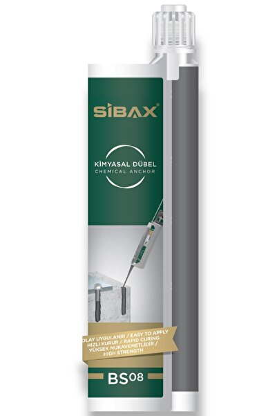 Sibax Bs08 345 ml Ağır Yüke Dayanıklı Epoksi Kimyasal Dübel