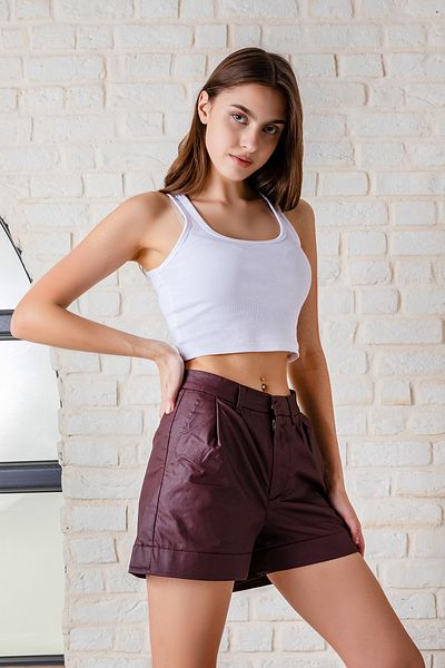LUCHA Short Leather Shorts