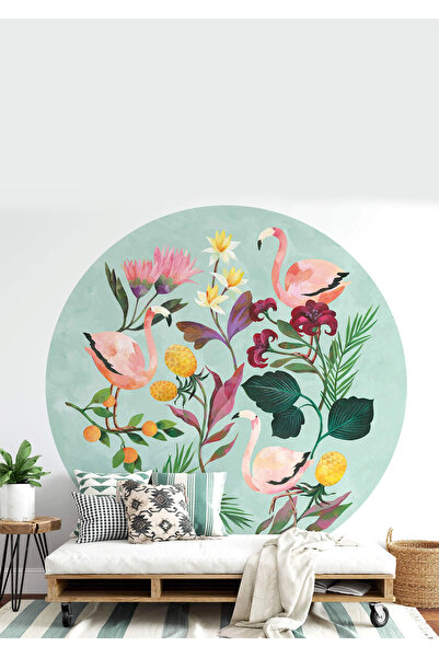 WALLHUMAN Boho - Bohem Tarzında Daire Duvar Sticker