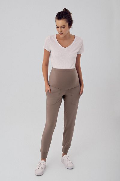 Artış Women's High Waist Pocketed Maternity Jogger Sweatpants E02