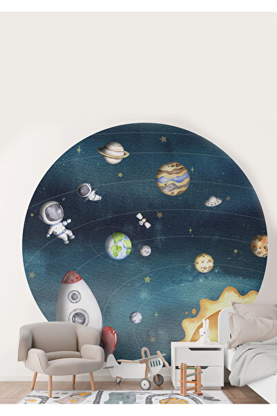 WALLHUMAN Boho - Bohem Tarzında Daire Duvar Sticker