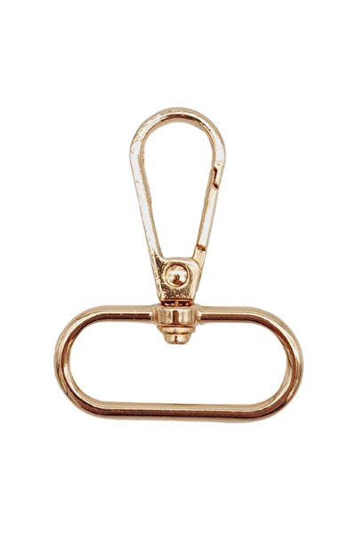 angel çanta aksesuar 3 سم لون ذهبي فاتح رقم: 2 خطاف 1 قطعة