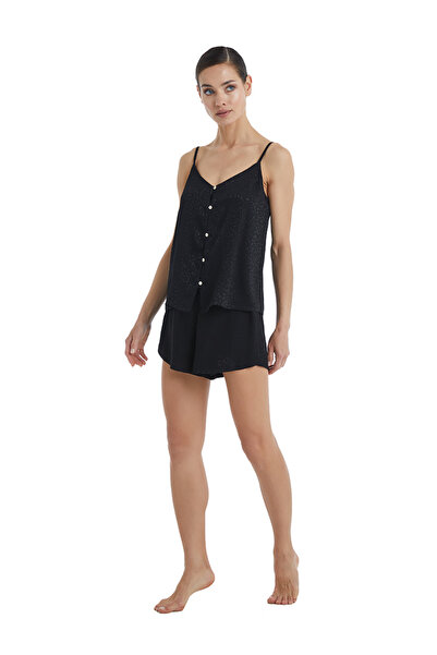 Blackspade Γυναικεία Πυτζάμα Τοπ 60361 - Μαύρο