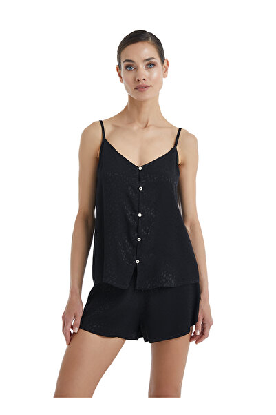 Blackspade Γυναικεία Πυτζάμα Τοπ 60361 - Μαύρο