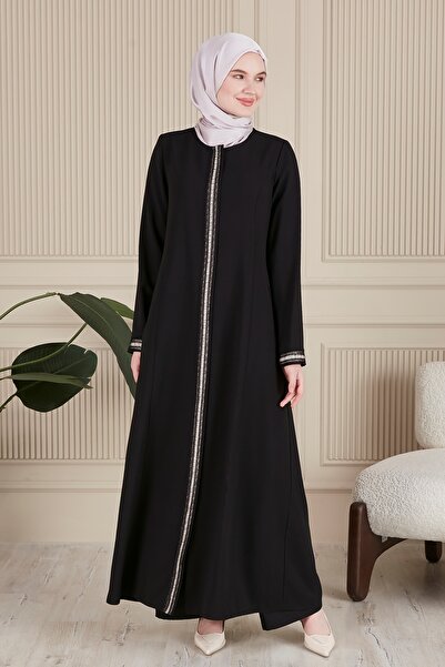 JALİA PAT AND SLEEVE LACE DETAIL WITH CUP WITH POCKET FERACE-6002