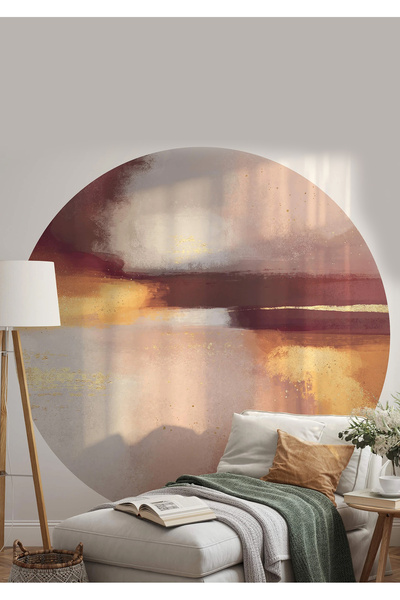 WALLHUMAN Boho - Bohem Tarzında Daire Duvar Sticker