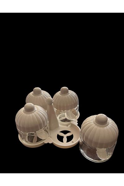 AZRA BAHARATLIKK Quadruple glass spice set