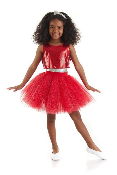 Tameris Kostüm Girl's Red Hip Hop Dance Costume - April 23 Outfits